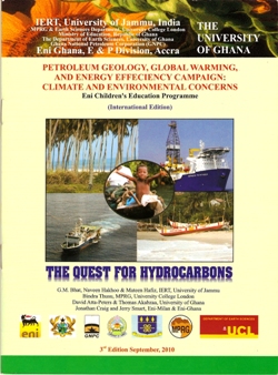 Cover face of the booklet for the first programme event outside India – held in 2010 in Accra, Ghana.